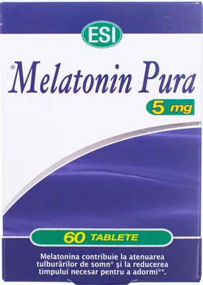 Melatonina Pura, 5 mg, 60 tablete, EsiSpa