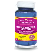 Reishi Shiitake Maitake, 60 capsule, Herbagetica
