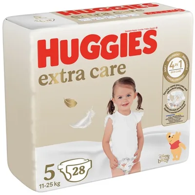 Scutece Extra Care Nr.4 8-16 kg, 33 bucati, Huggies