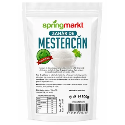 Zahăr de mesteacăn, 500 g, Șpring Markt