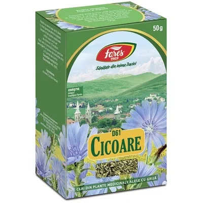 Ceai Cicoare iarba D 61, 50 g, Fares