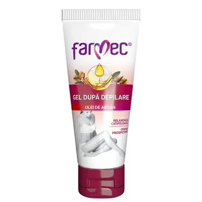 Gel dupa depilare cu ulei de argan, 100ml, Farmec