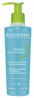 Pachet Gel spumant Sebium, 2 x 500ml, Bioderma