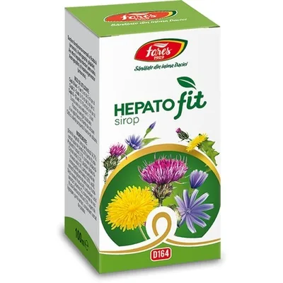 Sirop cu fructoza Hepatofit, 100ml, Fares