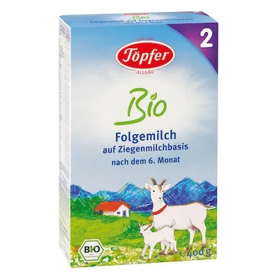 Topfer Bio 2 lapte de Capra 400 g