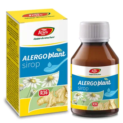 Sirop cu fructoza Alergoplant R36, 100ml, Fares