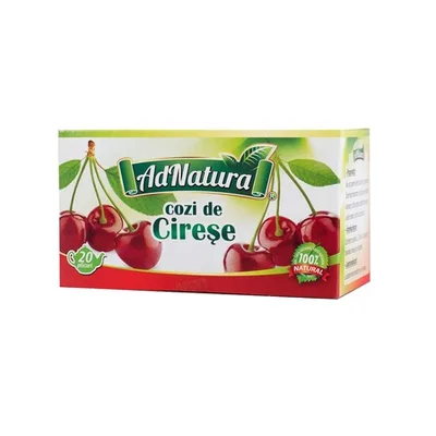 Ceai de cozi de cirese, 20 plicuri, AdNatura