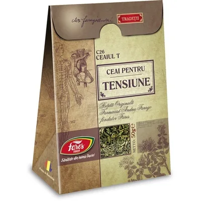 Ceai pentru tensiune C26, 50g, Fares