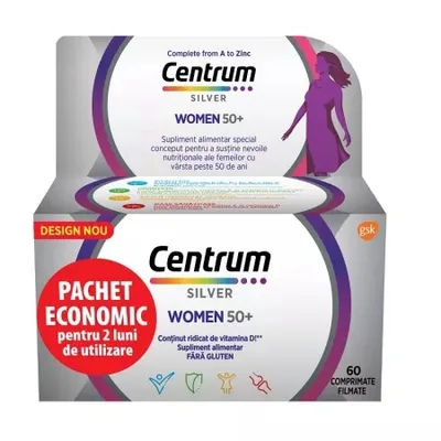 Centrum Silver pentru Femei 50+, 30 comprimate