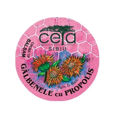 Ceta Unguent cu Gălbenele și Propolis, 40 g