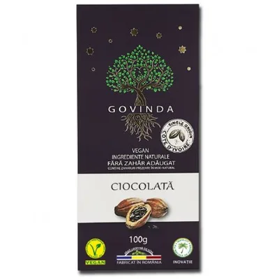 GOVINDA Ciocolata clasica x 100g