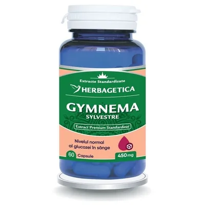 Gymnema Sylvestre, 60 capsule, Herbagetica