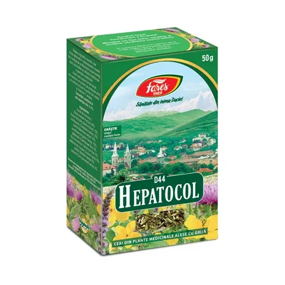 Hepatocol, D44, ceai, 50g, Fares