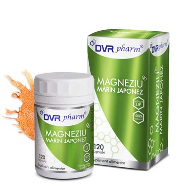 Magneziu Marin Japonez, 120 capsule DvrPharm