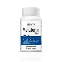 Melatonin 3mg, 30 capsule vegetale, Zenyth