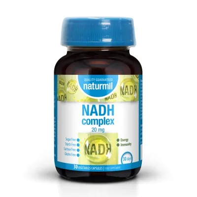 NADH Complex 20 mg, 30 capsule, Naturmil