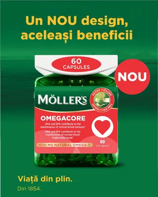 Omegacore, 60 capsule moi, MollerS