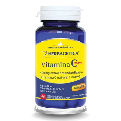 Vitamina C Forte 400mg x 60cps (Herbagetica)