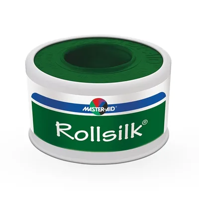Bandă adezivă Rolsilk, 5m x 2.50cm, Master Aid