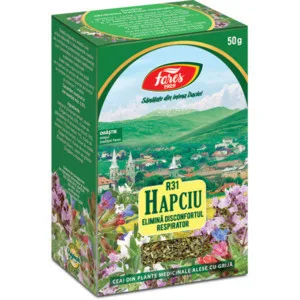 Ceai Hapciu Disconfort Respirator, 20 plicuri, Fares
