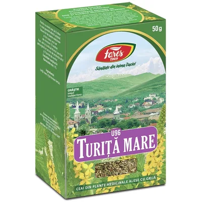 Ceai Turiță Mare iarba U 96, 50 g, Fares