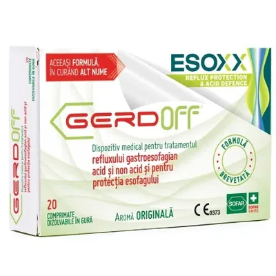 Gerdoff Esoxx, 20 comprimate, Sofar