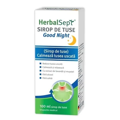 HerbalSept Good Night sirop, 100ml, Zdrovit