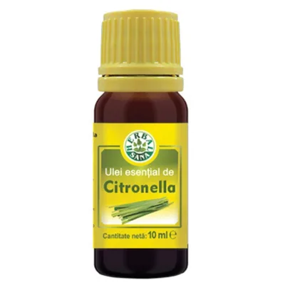 Herbavit Ulei Esențial de Citronella, 10 ml