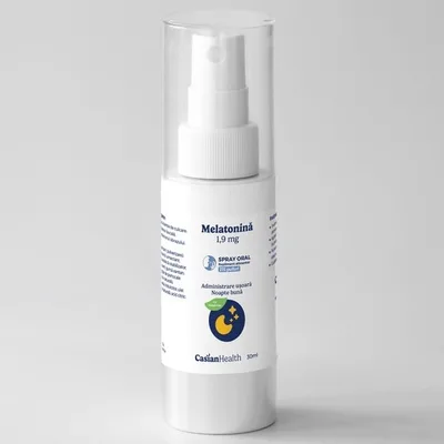 Melatonină 1,9 mg spray oral, 30 ml Casianhealth