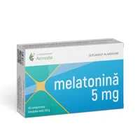Melatonină 5 mg, 40 comprimate, Remedia