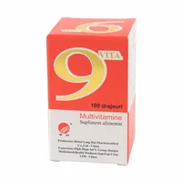 Multivitamine 9Vita, 100 drajeuri, China