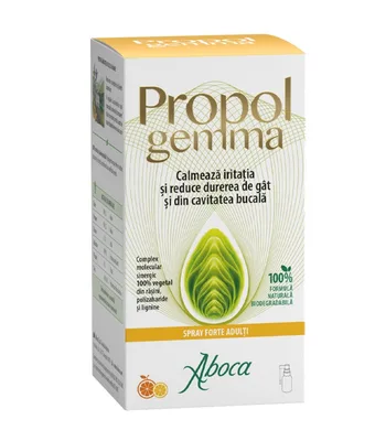 Spray de gât Propolgemma Forte, 30 ml, Aboca