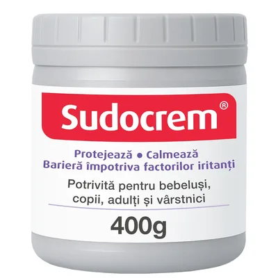 Sudocrem cremă antiseptică și protectoare, 125 g