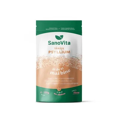 Tarate de Psyllium, 150 g – SanoVita