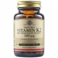 Vitamina K2 100 µg, 50 capsule vegetale, Solgar