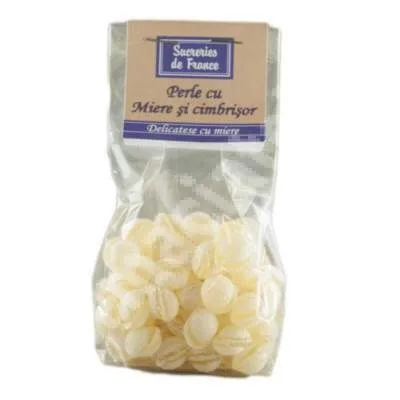 Apidava Bomboane Perle cu Miere și Cimbrișor, 100 g