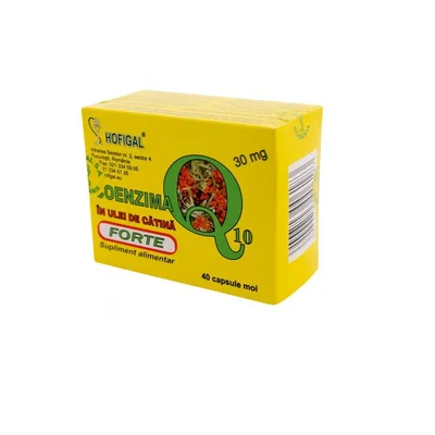 CoenzQ10 30mg+ul catinaF 40cps(Hofigal)