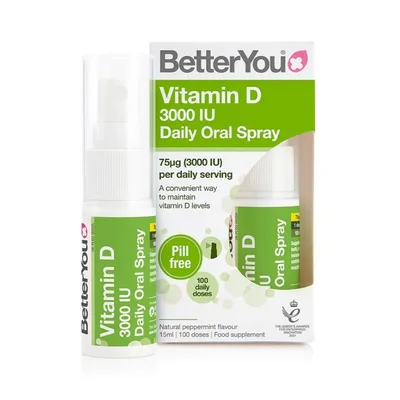 D3000 Vitamin D Oral Spray 15 ml, BetterYou
