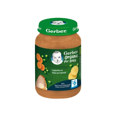 Eco Gerber Organic Legume Vitel Cartof, 190g