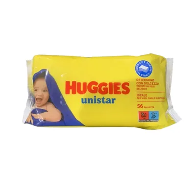 Huggies Baby Unistar Șervețele Umede, 56 bucăți