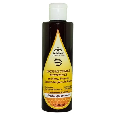 Loțiune tonică purifianta, 200 ml, Apidava