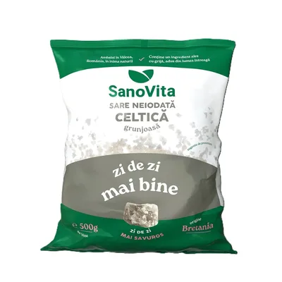 Sanovita Sare Celtică Neiodată Grunjoasă, 500 g