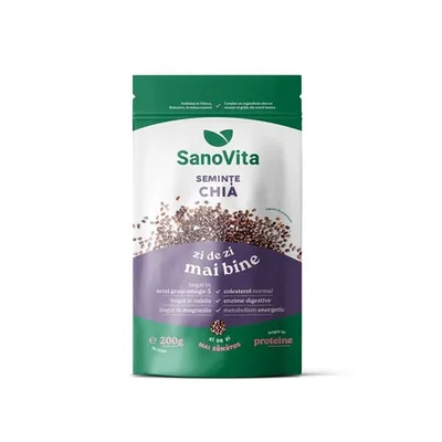 Seminte de chia, 1kg, SanoVita