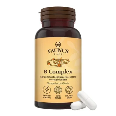 Vitamina B Complex, 30 capsule, Faunus