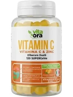 Vitamina C si Zinc Adulti, 120 jeleuri, Vita Ora