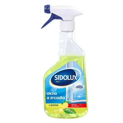 Solutie curatare geamuri Lemon Sidolux Crystal, Lakma | 750 ml