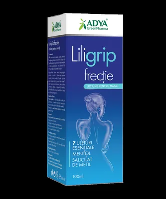 Liligrip frectie, lotiune pentru masa, Adya Green Pharma | 100 ml