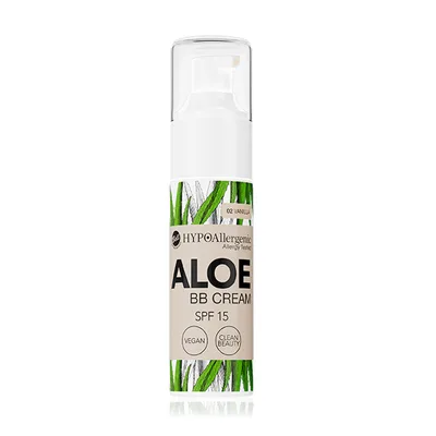 BB Cream hipoalergenic cu Aloe Vera SPF15 02 Vanilla, Bell | 20 g