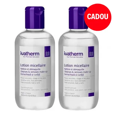 IVATHERM LOTIUNE MICELARA 250ML 1+1 CADOU