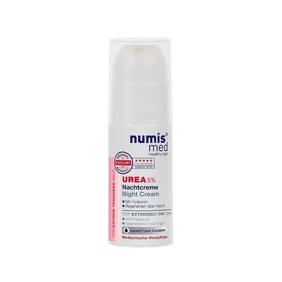 Crema de noapte pentru fata cu uree 5% si Hyaluron, Numismed | 50 ml